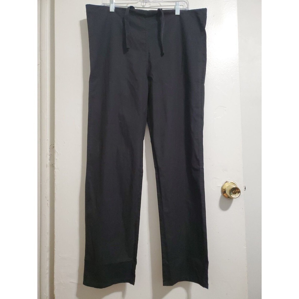 Landau Standard Essentials Unisex Relaxed Fit 1-Pocket Drawstring Scrub Pants S